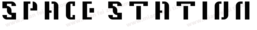 Space Station 77 Regular字体转换